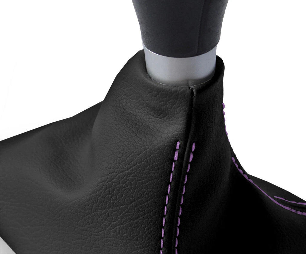 Leather Shift Boot Cover for Toyota Celica (2000–2005) - Purple Stitch