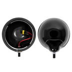 2X 4.5'' Gloss Black LED Fog Light Housing for Harley