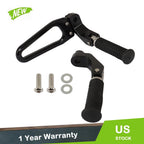 Rear Foot Rests Pedal Mount Kit for BMW Motorcycle (2018) Black