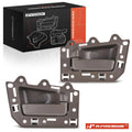 2X Rear Brown Interior Door Handle for Jeep Grand Cherokee (2005–2011)