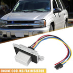 Engine Cooling Radiator Fan Resistor Kit for Chevrolet Silverado Tahoe (2007–2014)