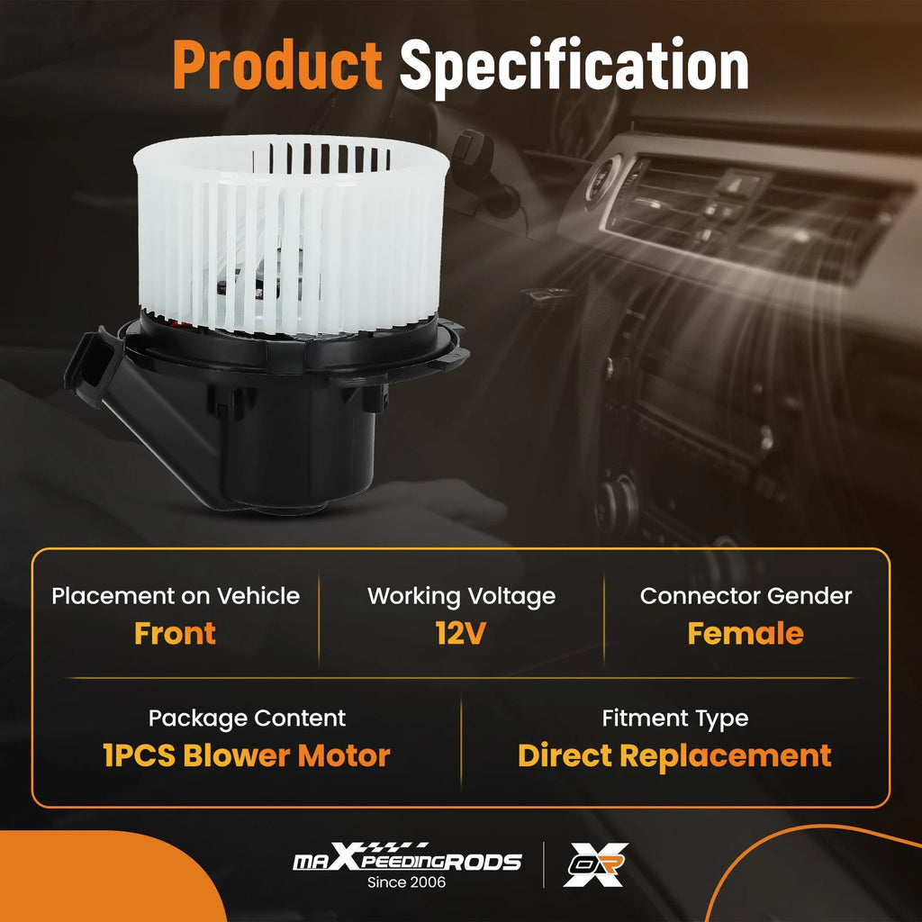 A/C Heater Blower Motor Fan Cage for Dodge Sprinter 3500 (2007-2009)