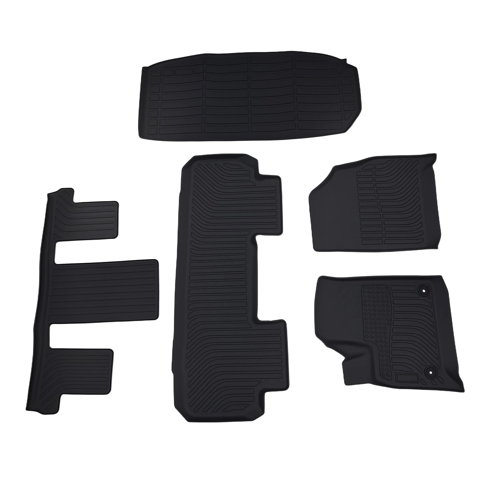 Floor Mat Set with Cargo Liner for Chevrolet Traverse (2018–2023) TPE