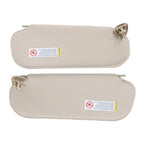 Pair Beige Sun Visor for Chevy GMC Express Savana (2003–2019)