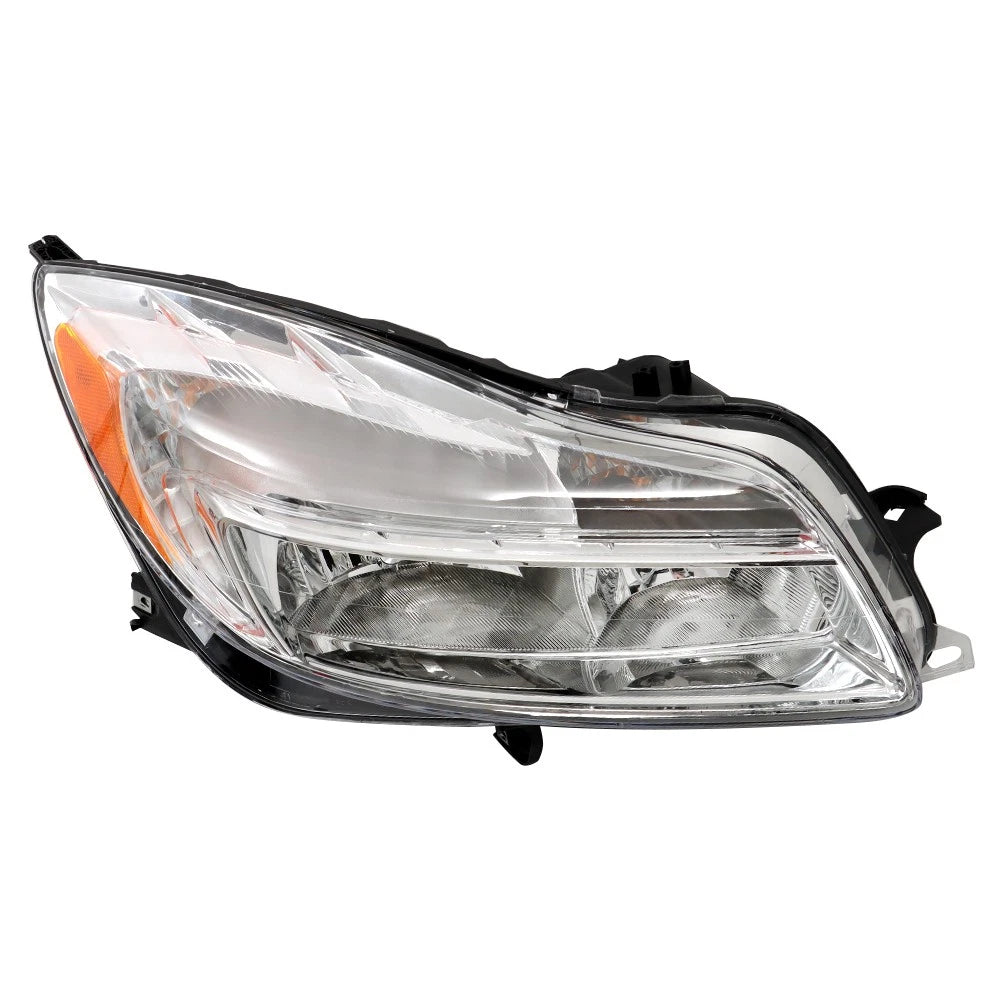 Headlight Assembly for Buick Regal (2011–2013) Right Halogen Chrome Clear