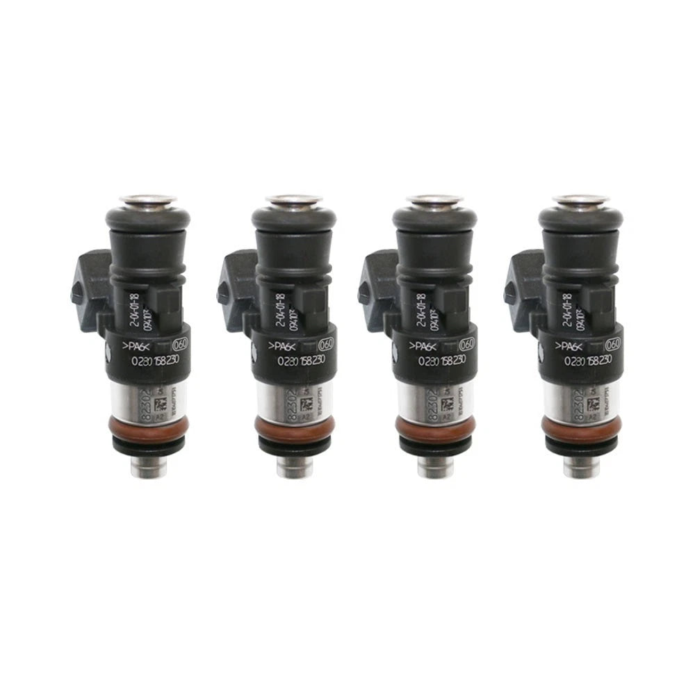 Set of 4 Bosch 0280158230 EV14 Fuel Injectors for
