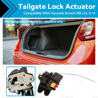 Rear Tailgate Lock Actuator for Hyundai Accent RB (2011–2017)