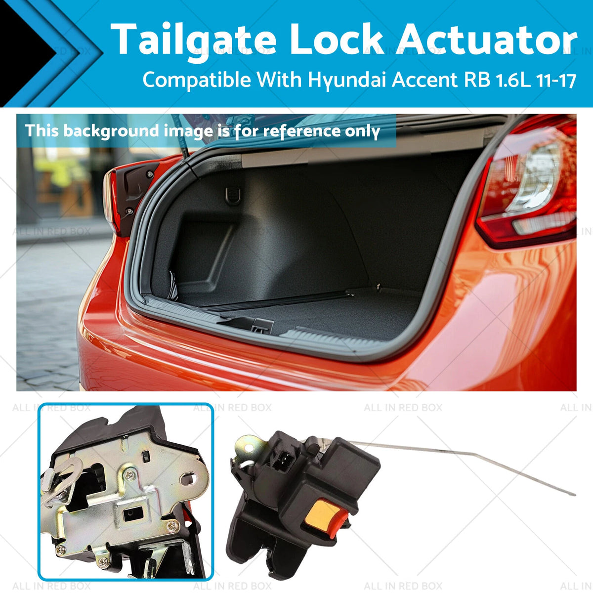 Rear Tailgate Lock Actuator for Hyundai Accent RB (2011–2017)