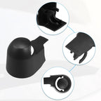 Rear Windshield Wiper Arm Nut Cover Cap for Volkswagen GTI (Pack of 1) Black