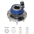 Wheel Hubs for Cadillac SRX (2004–2009) Front LH RH 6 Lug with Bearing & Sensor