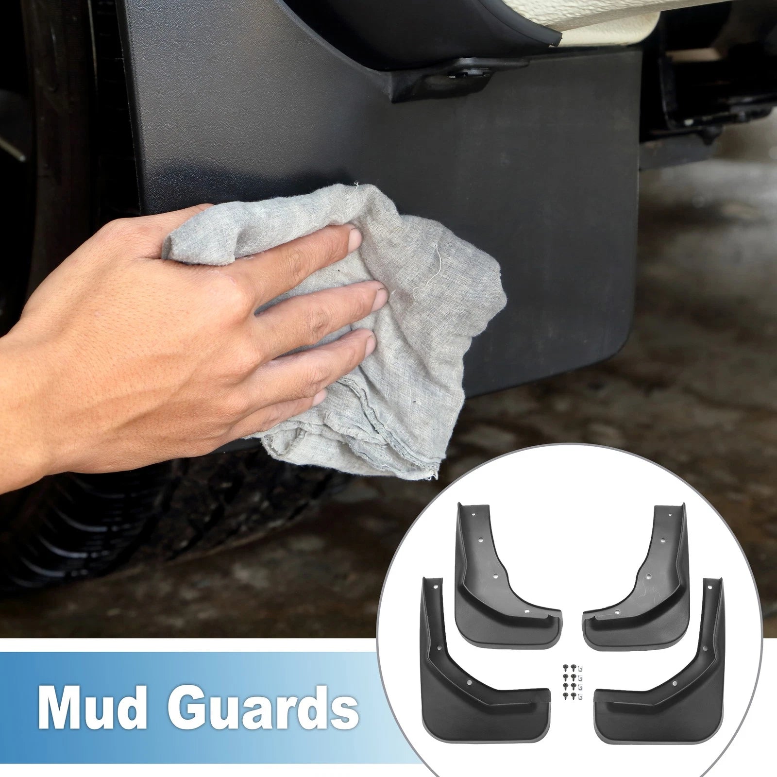 Mud Flap Splash Guard for Ford Escape S Plus (2013–2014)