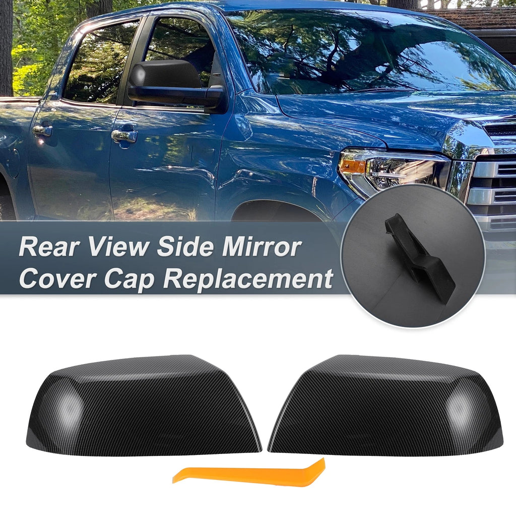 Set of 2 Rearview Mirror Cover Caps for Toyota Tundra Sequoia (2014–2021)