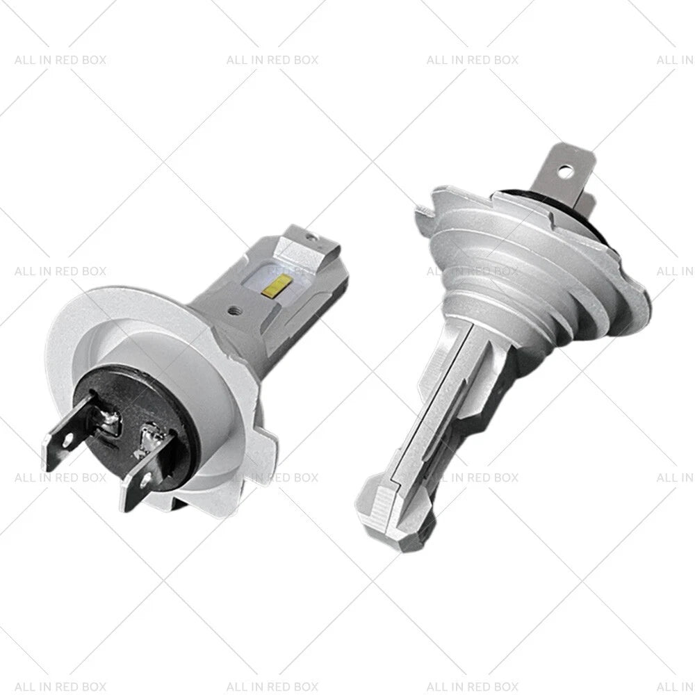 2X H7 LED Headlight Bulbs Conversion Kit (6500K White)