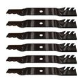 6X Toothed Mower Blade for John Deere (Replaces 96306)