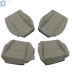 Set of 2 Gray Leather Seat Covers for Honda Accord (2008–2012)