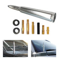 2X Short Chrome Antenna for Ford F150 F250 (50 Cal)