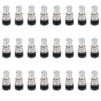 24Pcs TR161 Chrome Metal Bolt Tire Valve Stems for Valve Holes .453"