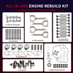 Engine Rebuild Kit for Hyundai Kia 2.0L G4NA (Crankshaft, Con Rods, Gasket)