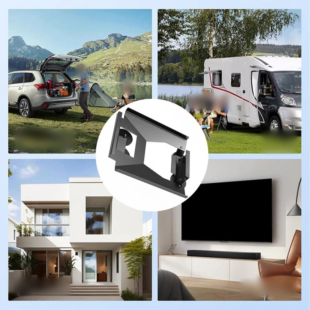 Starlink Mini Roof Mount Magnetic Base for RV Van Boat (Black Carbon Steel)