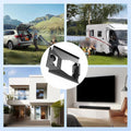Starlink Mini Roof Mount Magnetic Base for RV Van Boat (Black Carbon Steel)