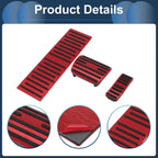 3Pcs Accelerator Pedal Covers for Audi A4 A5 A6 Q5 (2014–2020)