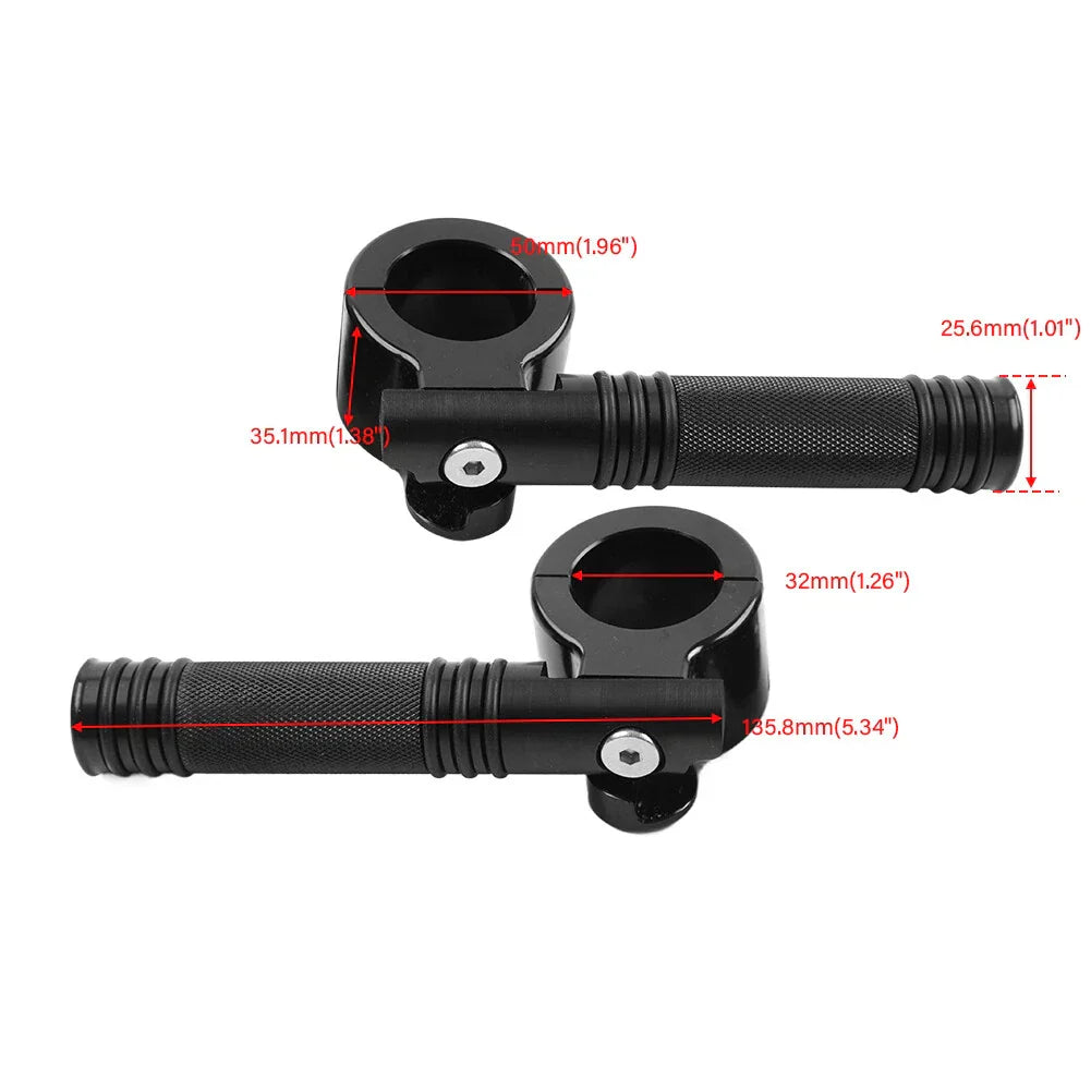 1-1/4" Engine Crash Bar Footpeg Clamp for Harley Motorcycle