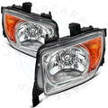 Set of 2 Chrome Headlight Assemblies for Honda Element (2003–2008)