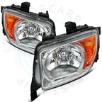 Set of 2 Chrome Headlight Assemblies for Honda Element (2003–2008)