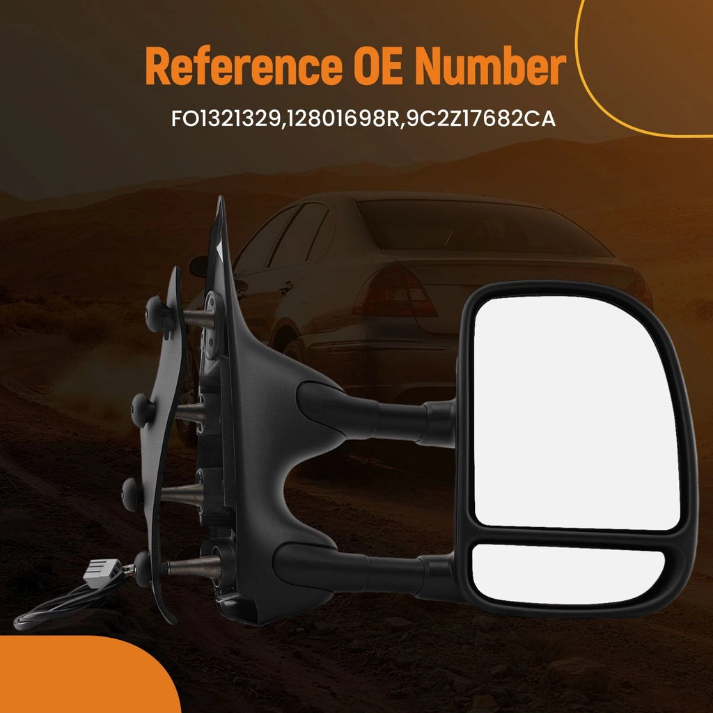 Passenger Side View Mirror for Ford E-Series E250 E350 E450 (2000-2023)