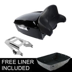 Trunk Backrest Pad Mount Rack for Harley Street Road Glide (2009–2013)