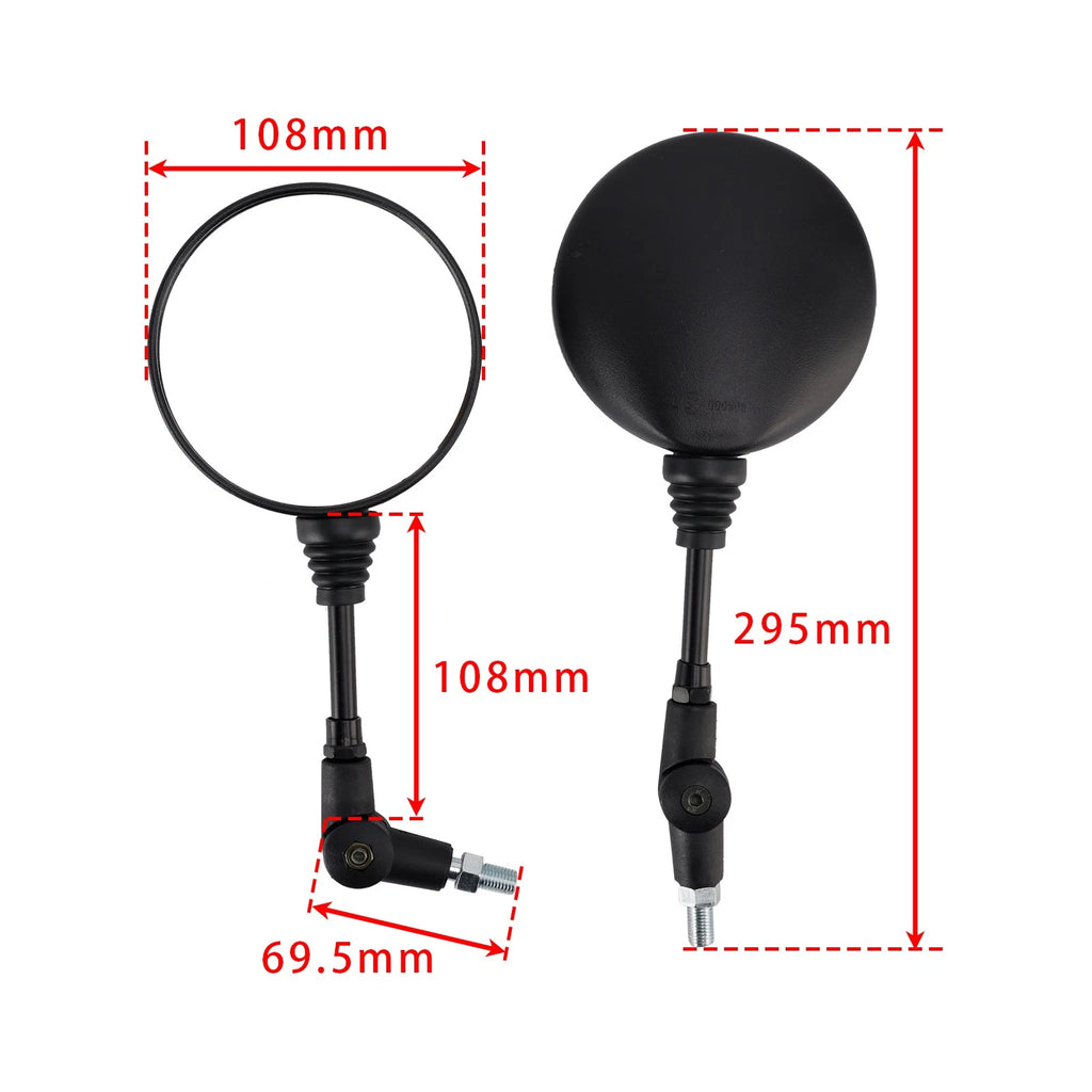 Folding Mirrors Set for SMC 640 690 990 1290 Adventure 390 Enduro EXC SXC XCF