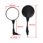 Folding Mirrors Set for SMC 640 690 990 1290 Adventure 390 Enduro EXC SXC XCF