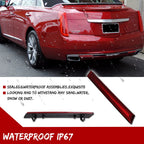 Pair of Red Lens Rear Bumper Reflector Lights for Cadillac XTS (2013–2017)