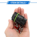 10 Pin Front Headlight Connector Plug for Hyundai Reina, Kia (1 Set)