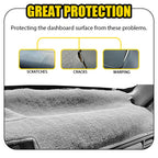 Dashboard Cover for Ford F150 F250 F350 (1992–1996) Gray