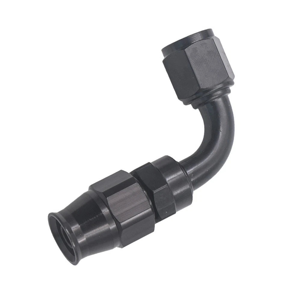 90 Degree Swivel 6AN Fitting for Brake Lines (Nylon, Stainless Steel)
