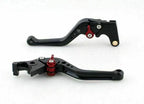 Short Brake Clutch Levers for Yamaha MT-01 (2004–2009), V-MAX (2009–2014) T9 Black
