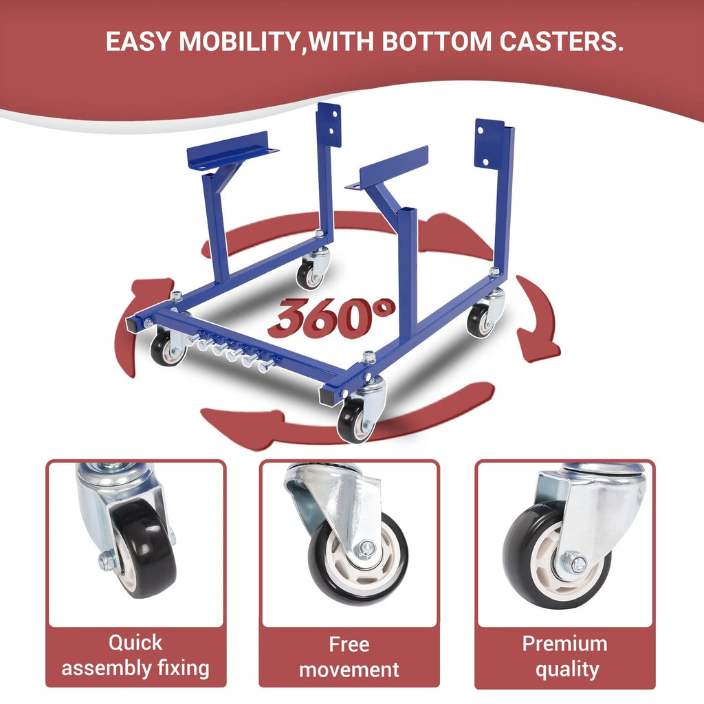 Engine Cradle Lift Stand Kit with Wheels for Ford Small Block