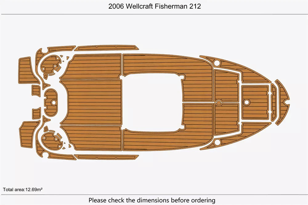 Swim Platform EVA Pad for Wellcraft 212 Fisherman (2006)