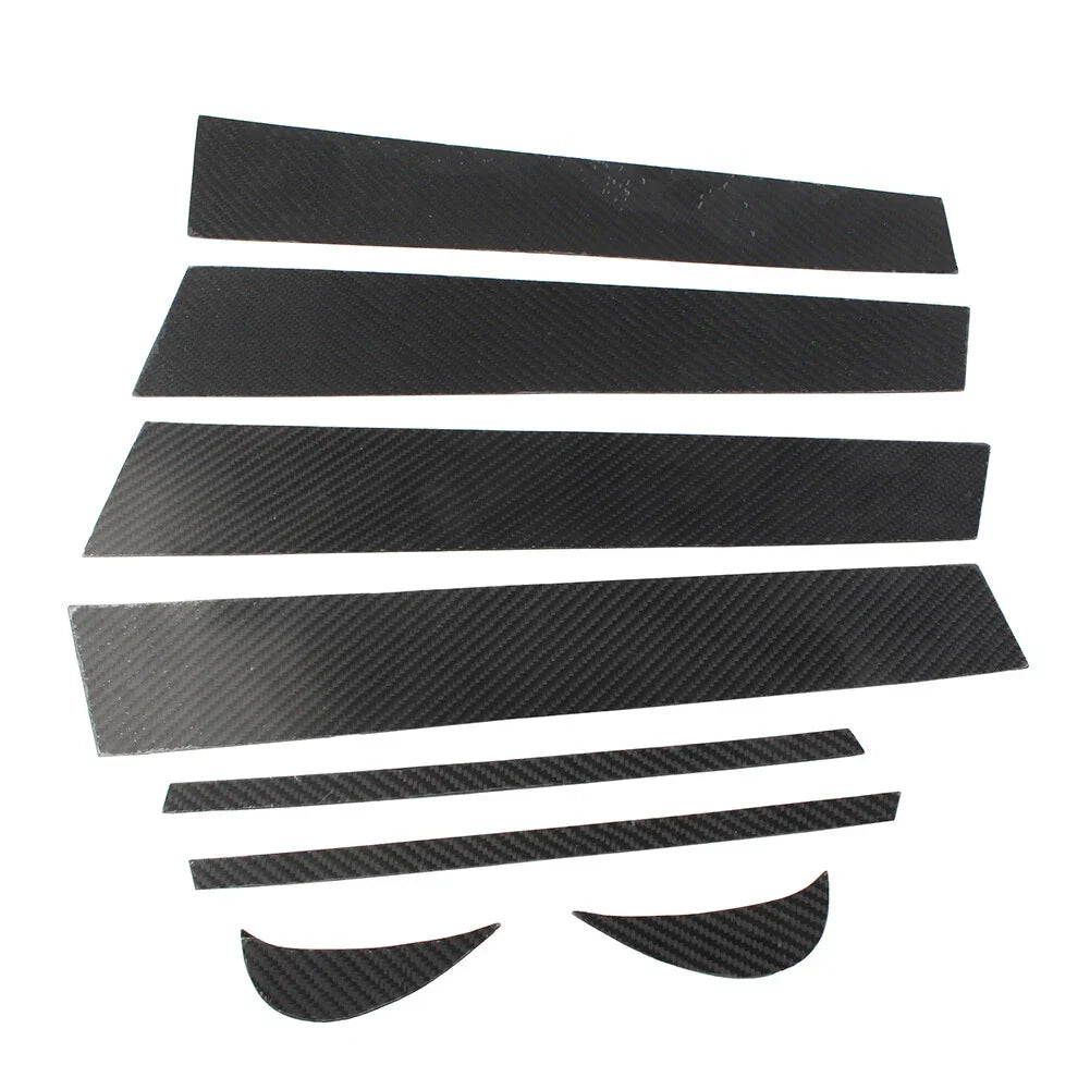 8 Pcs Door Window B Pillar Post Cover Trim for Toyota Camry (2018-2021)