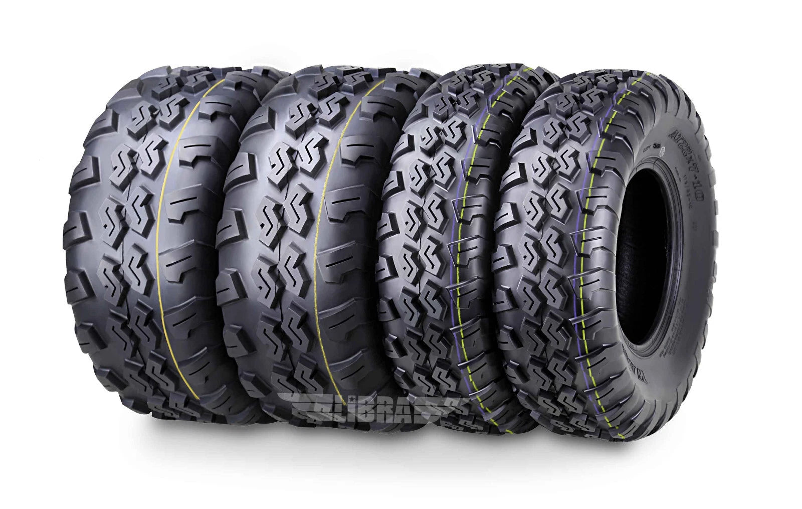 Set of 4 WANDA ATV UTV Tires 22x7-10 22x10-10 (4PR)