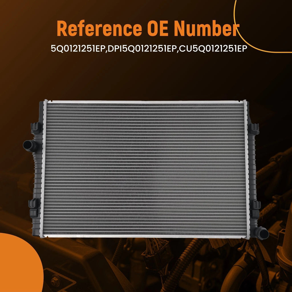 Engine Coolant Radiator for Audi A3 Q3 (2015–2021)