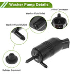 Windshield Washer Pump w/Grommet for Chevrolet (No. 88892614)
