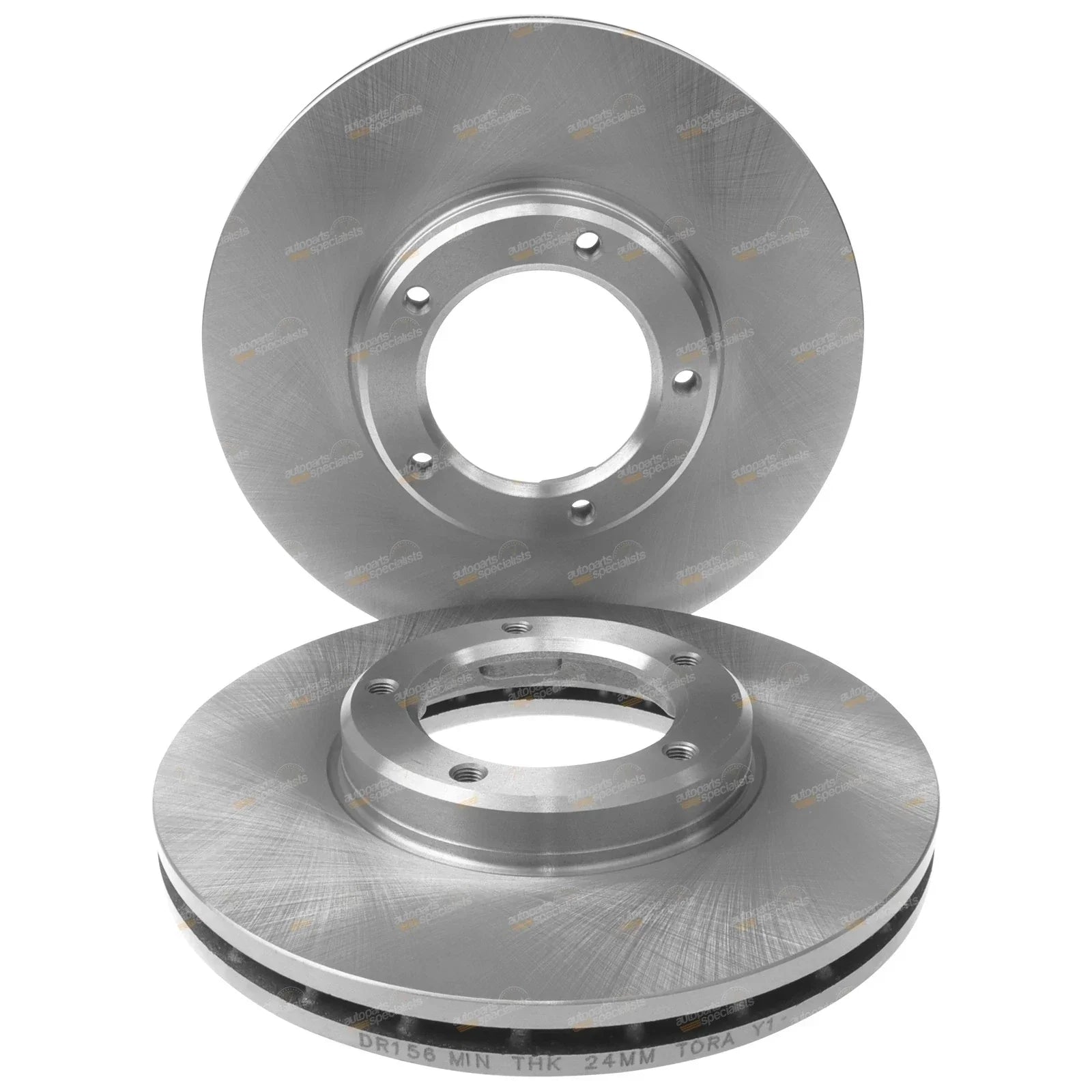 Disc Brake Rotors / 2 x / for Toyota Hilux 2wd YN51 YN55 YN56 Ute (1983–1989)