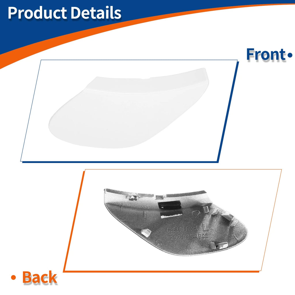 Tow Hook Cover for Mercedes-Benz GLE W166 (2016–2019) No.A2928854922 White
