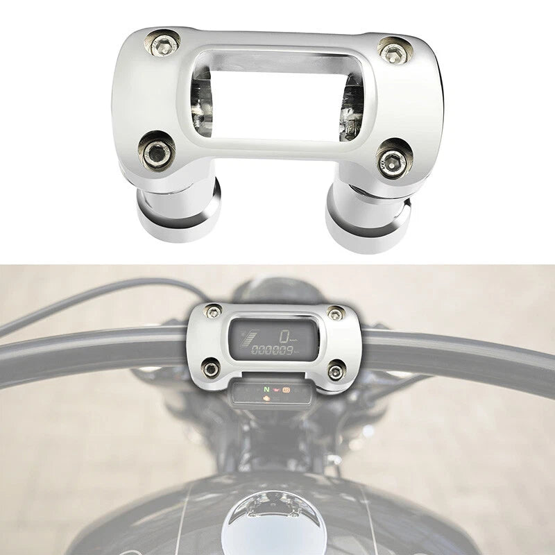 4" Handlebar Riser Clamp Kit for Harley Breakout, Street Bob (2018–2024)