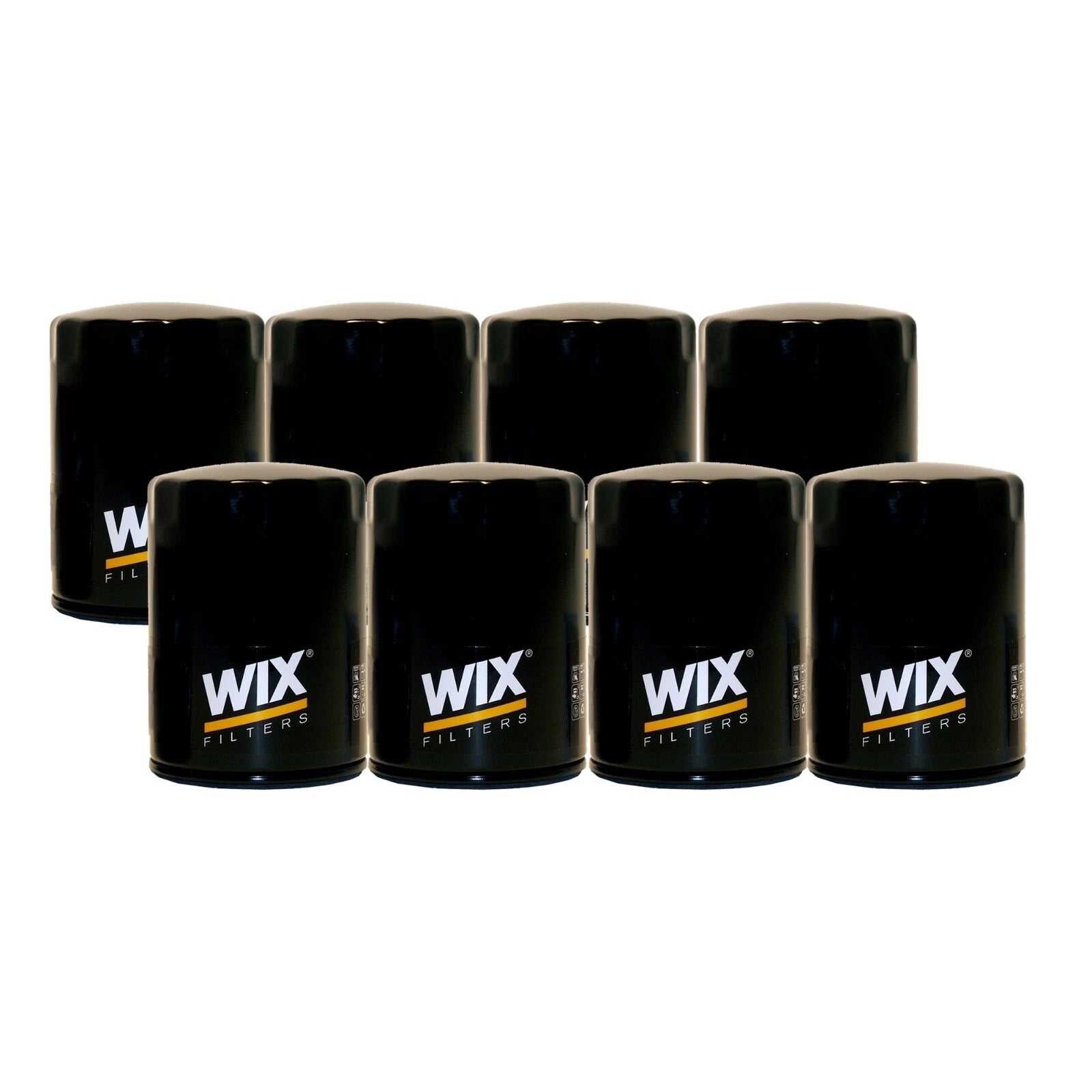 Set of 8 Wix Engine Motor Oil Filters for Cady Chevy GMC Hummer Isuzu (Spin-On)