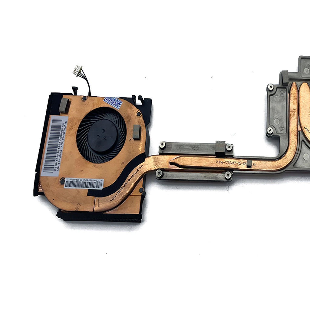CPU Cooling Fan and Heatsink for Lenovo Thinkpad P52 P53 (2017–2020) 02DM016 02DM017