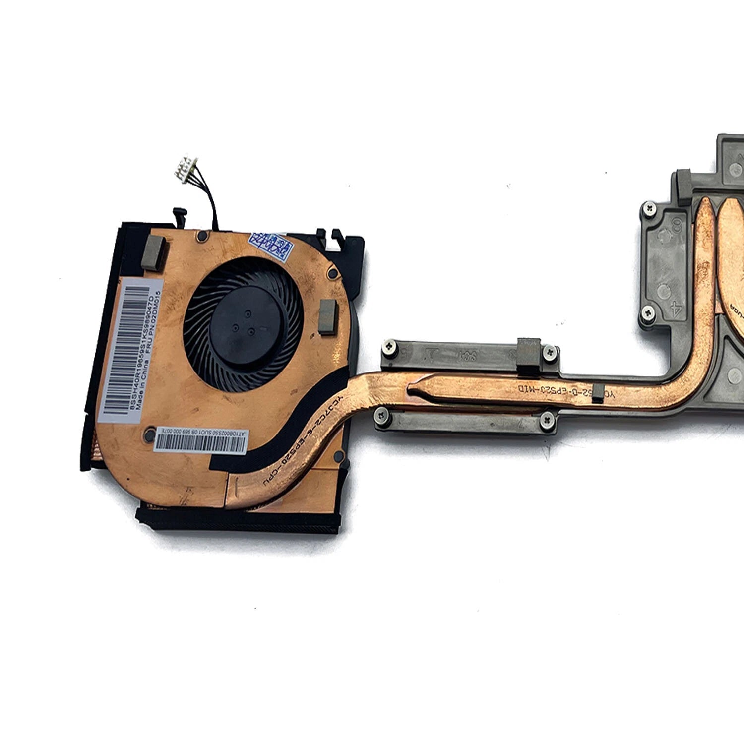 CPU Cooling Fan and Heatsink for Lenovo Thinkpad P52 P53 (2017–2020) 02DM016 02DM017