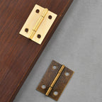 6X Antique Cabinet Hinges for Wooden Box Toolbox Cupboard (38mm x 27mm)